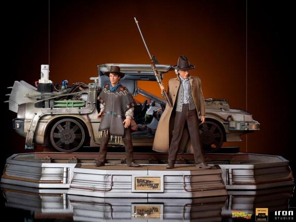 Back to the Future III: Full Set Deluxe 1/10 Art Scale Statue - Iron Studios