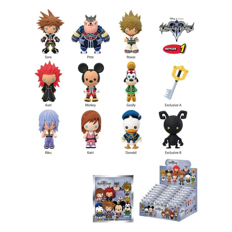 Kingdom Hearts PVC Bag Clips Series 1 Display (24)