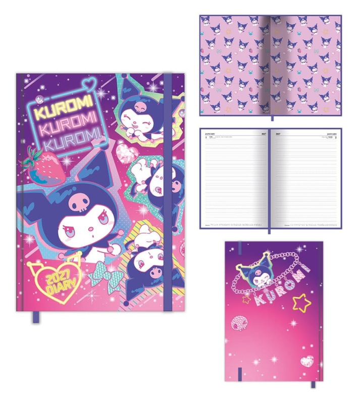 Sanrio A5 DTP Diary 2027 Kuromi
