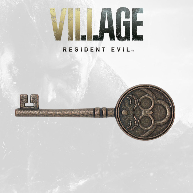 Resident Evil VIII Replica 1/1 Insignia key Limited Edition 8