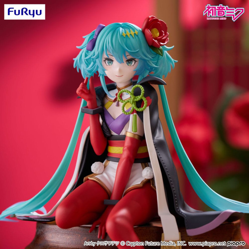 Hatsune Miku Noodle Stopper PVC Statue Flower Fairy Camellia 15 cm 5