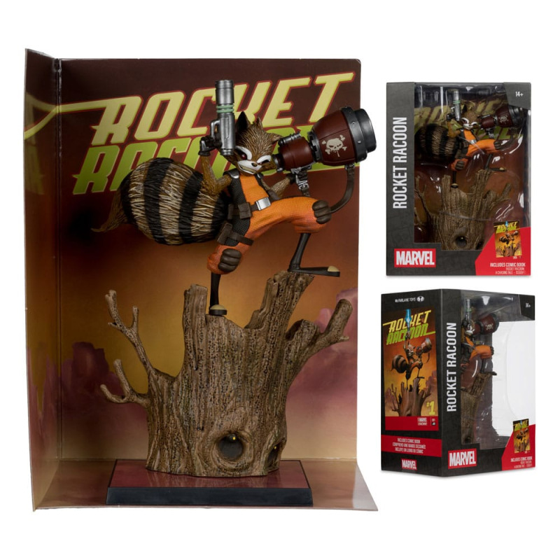 Marvel Collection PVC Statue 1/6 Rocket Racoon (Rocket Racoon: A Chasing Tale #1) 18 cm 4