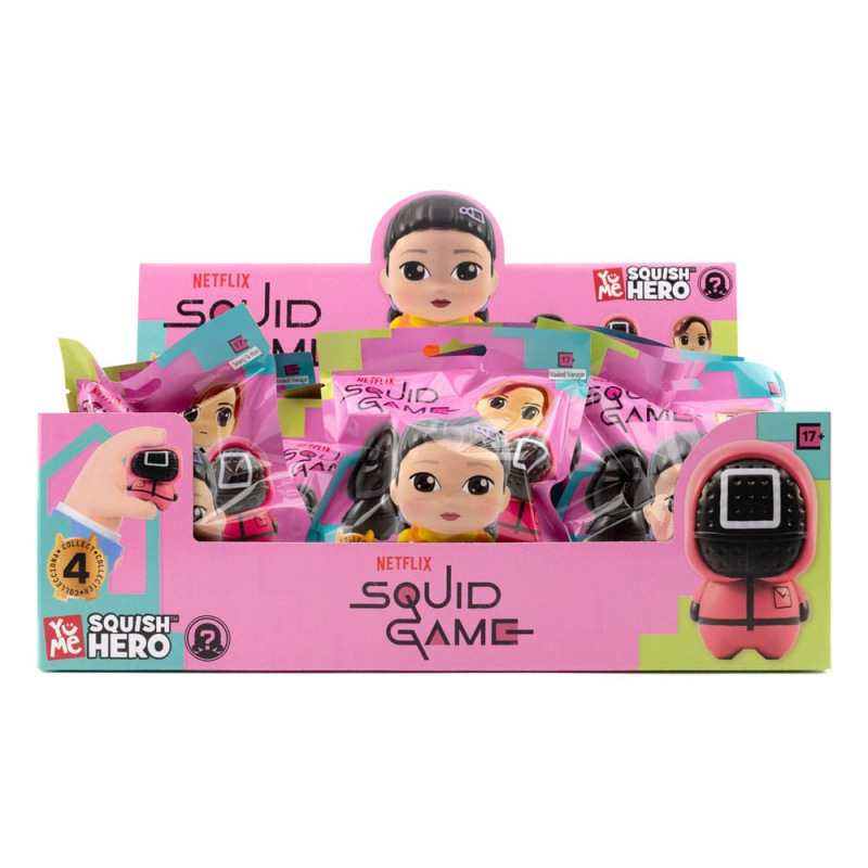 Squid Game Squish Hero Anti-Stress Figures 8 cm Display (12) 10