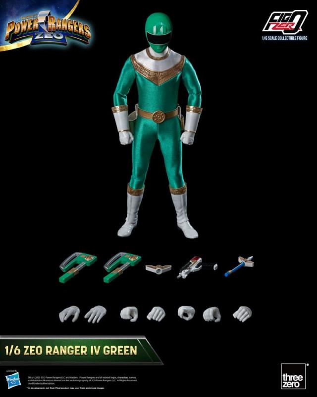 Power Rangers Zeo FigZero Action Figure 1/6 Ranger IV Green 30 cm 1