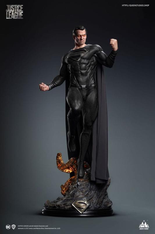 DC Comics Statue 1/3 Superman Black Suit Version Regular Edition80 cm 1