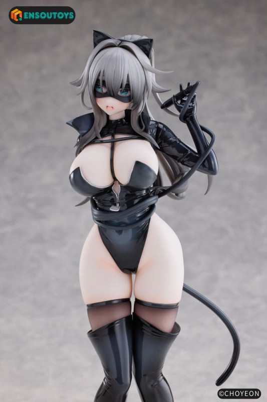 K Pring Original Character Statue 1/6 Cat Woman Happy-chan Different Color Edition 27 cm 2