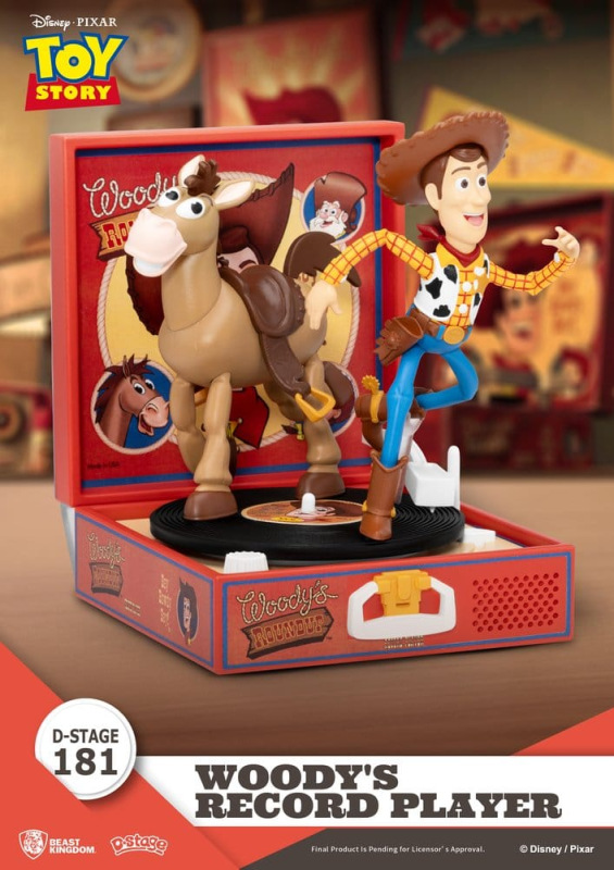 Toy Story Record Player Series PVC figure Woody's Record Player 13 cm 2