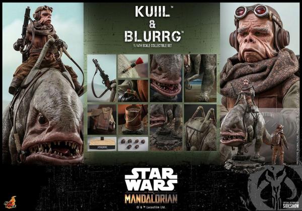 Star Wars The Mandalorian: Kuiil & Blurrg 1/6 Action Figure 2-Pack - Hot Toys