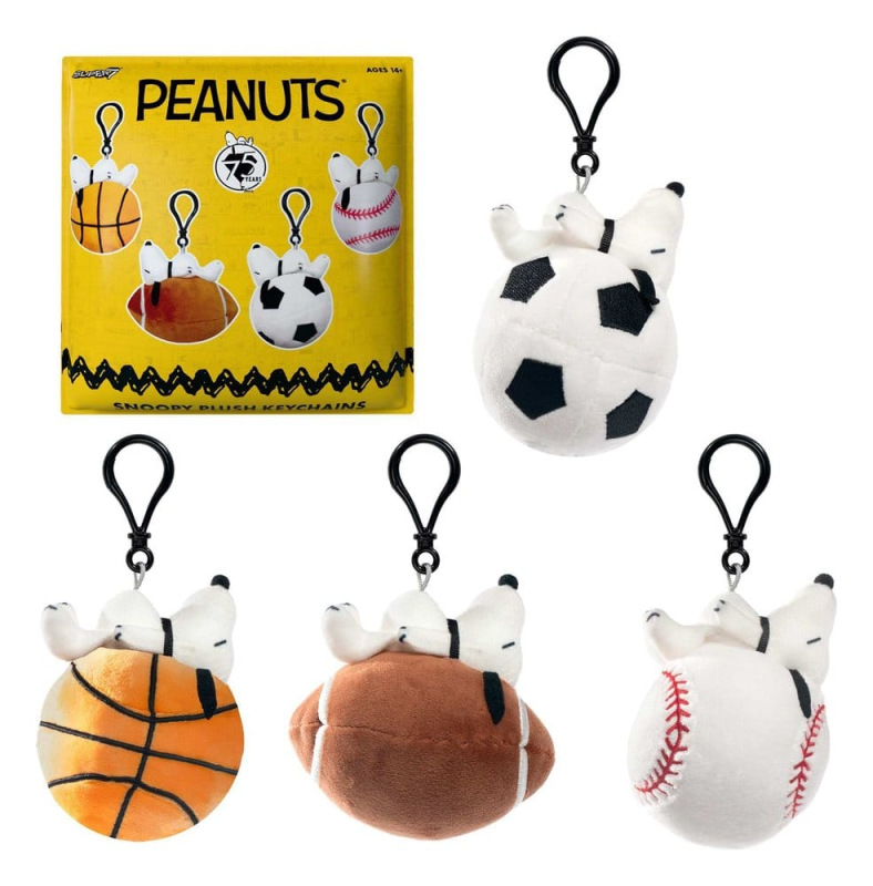 Peanuts Super Duper Plush Keychain Blind Bags Wave 1A Display (12) 2