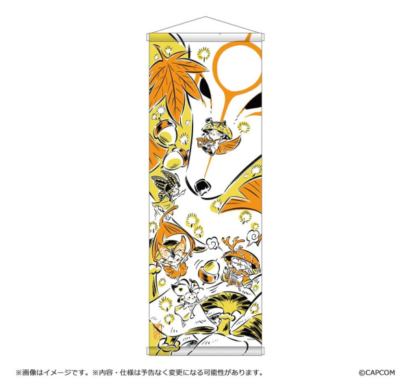 Okami 20th Anniversary Reprint Art Project Tapestry Autumn 74 x 28 x 2 cm 1