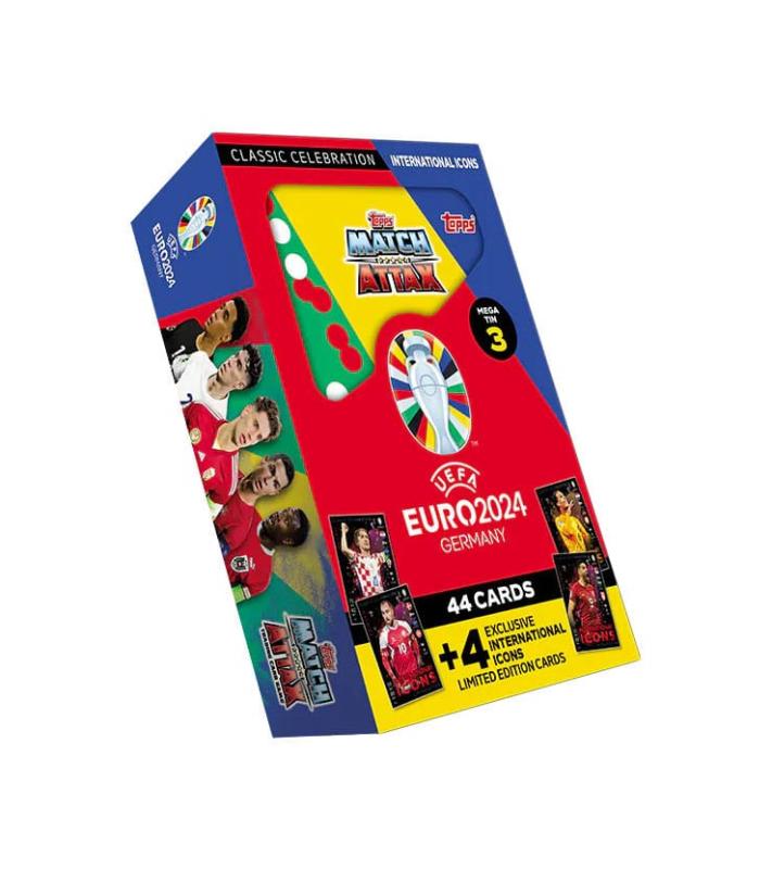 UEFA EURO 2024 Trading Cards Mega Tin Assortment (6)