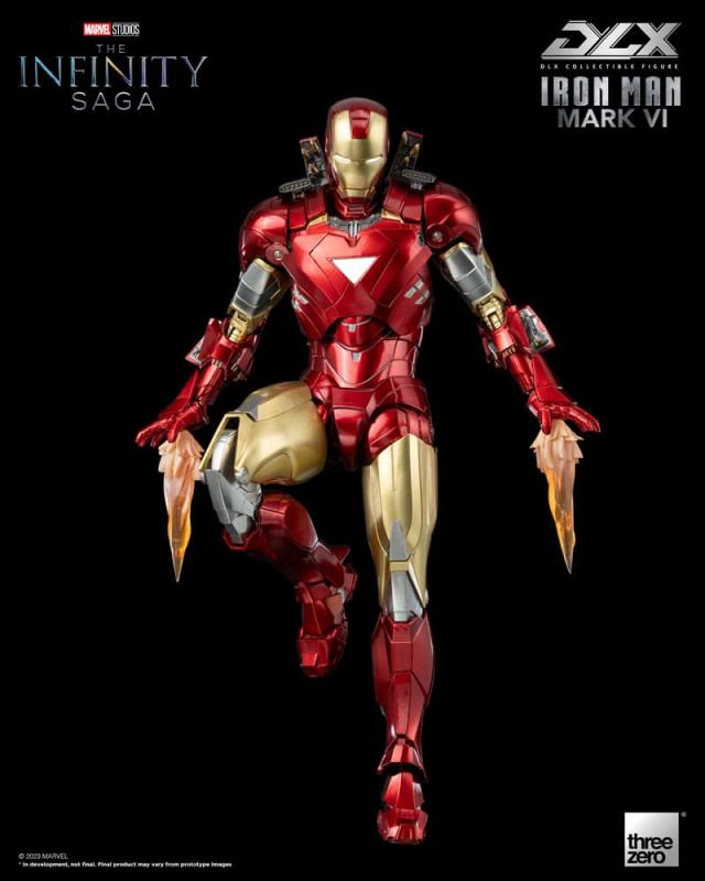 Infinity Saga DLX Action Figure 1/12 Iron Man Mark 6 17 cm 5