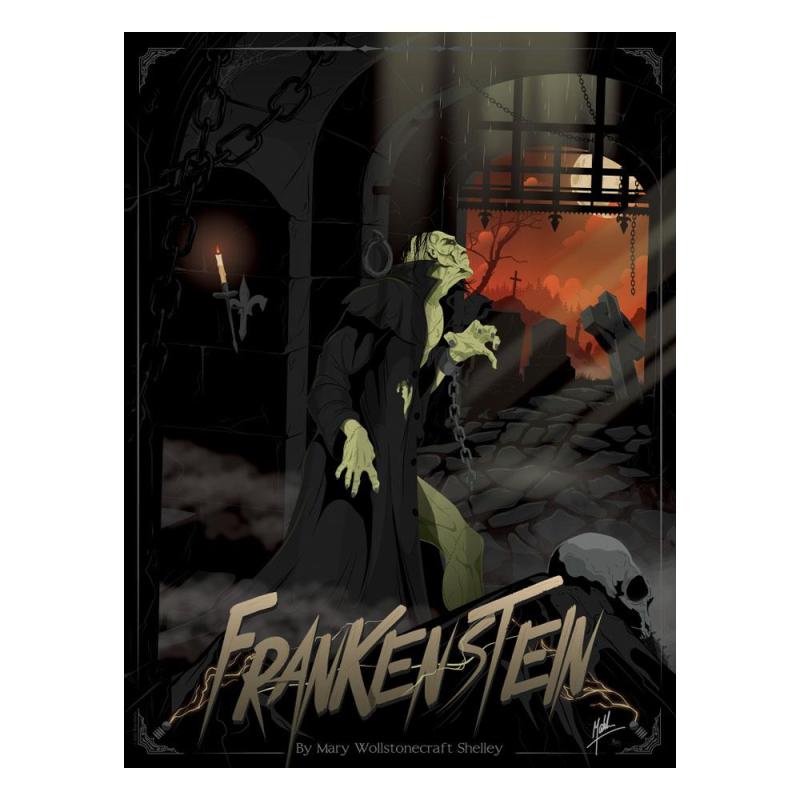 Frankenstein: Frankenstein by Mike Mahle 46 x 61 cm Art Print - Sideshow Collectibles