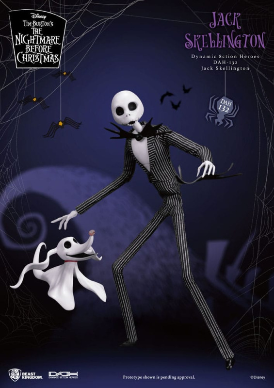 Nightmare before Christmas Dynamic 8ction Heroes Action Figure 1/9 Jack 21 cm 9