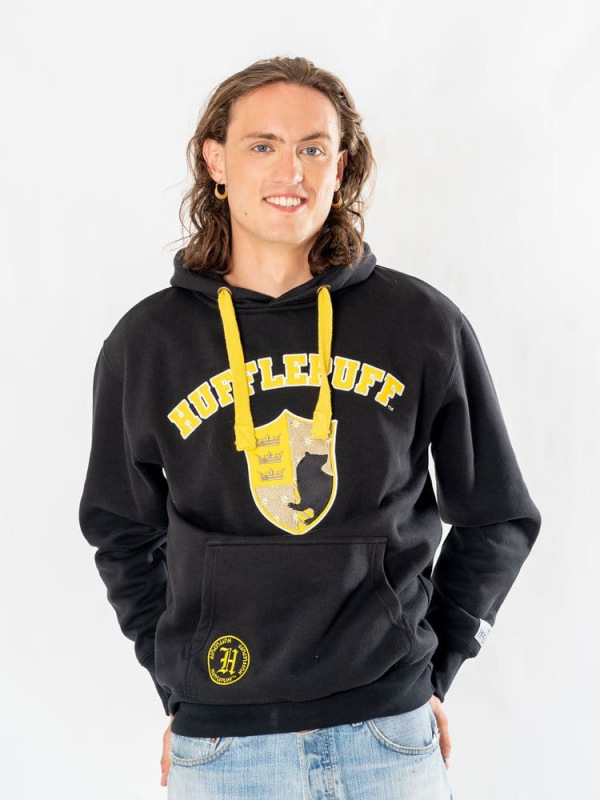Harry Potter Hooded Sweater Hufflepuff Deluxe Size L 1