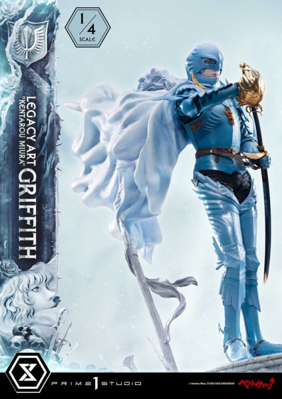 Berserk Legacy Art "Kentarou Miura" Statue 1/4 Griffith 93 cm 12