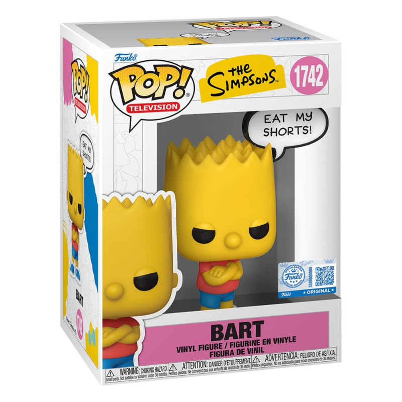 Simpsons POP! Sayings Vinyl Figure Bart 9 cm 1