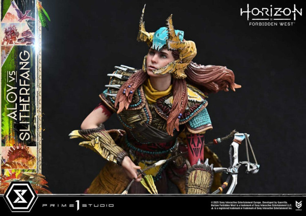 Horizon Forbidden West Ultimate Diorama Masterline Series Statue Aloy vs. The Slitherfang 82 cm 13