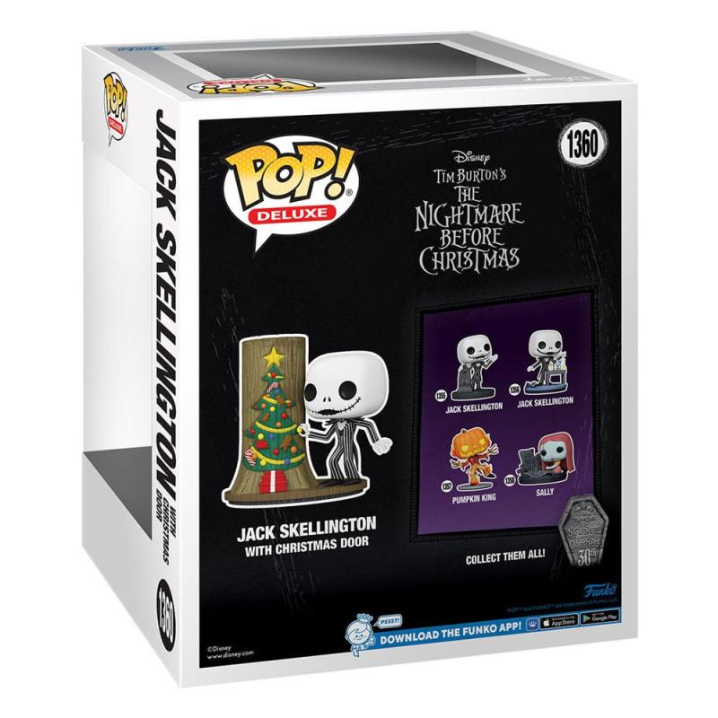 Nightmare before Christmas 30th POP! Deluxe Vinyl Figure Jack w/C.Town Door 9 cm 2