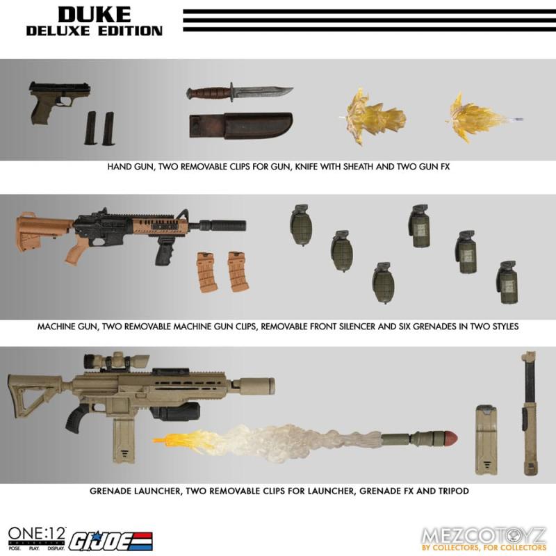 G.I. Joe: Duke Deluxe Edition 1/12 Action Figure - Mezco Toys