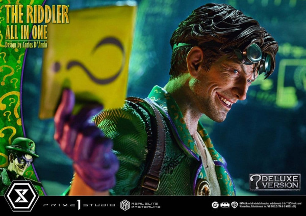 DC Comics Real Elite Masterline Series Statue 1/3 The Riddler All In One (Design by Carlos D'Anda) D 3