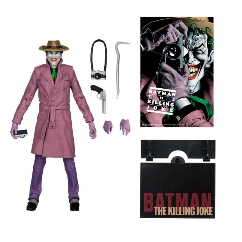 DC Multiverse McFarlane Cover Recreations Action Figure The Joker (Batman: The Killing Joke) (Gold L 3