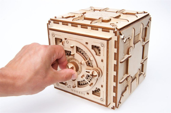 Ugears 3D Wooden Puzzle Safe 11