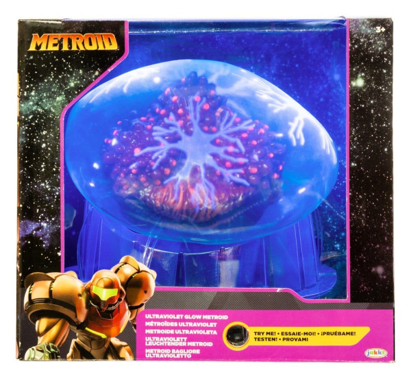 World of Nintendo Metroid Prime Actionfigure Metroid Ultraviolet Glow 15 cm 5