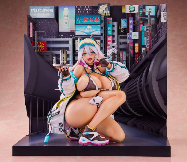 Original Character Statue 1/4 Meido-Busou: Ax Street ver. Pixel Philia Edition 37 cm