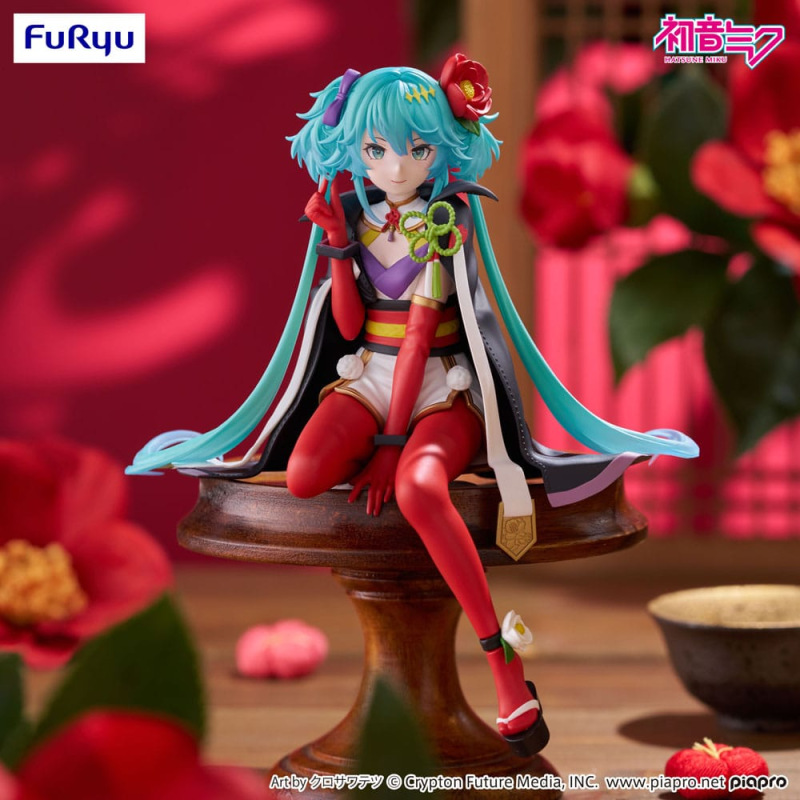 Hatsune Miku Noodle Stopper PVC Statue Flower Fairy Camellia 15 cm 8