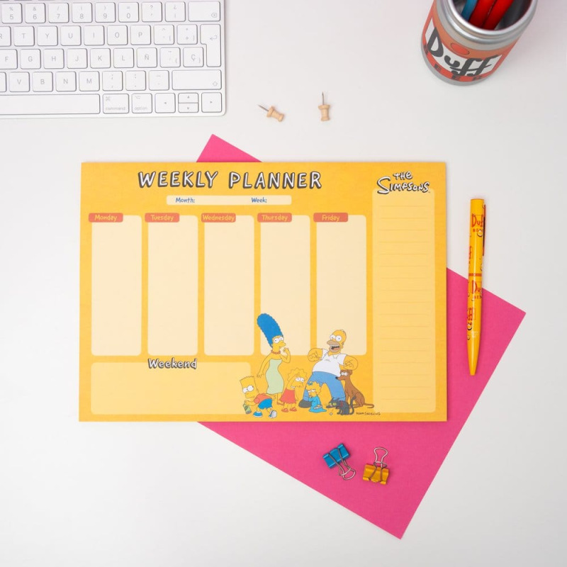 The Simpsons Weekly Planner A4 2