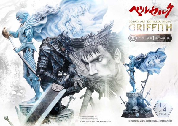 Berserk Legacy Art "Kentarou Miura" Statue 1/4 Griffith 93 cm 1