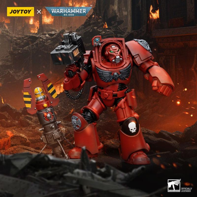 Warhammer The Horus Heresy Action Figure 1/18 Blood Angels Terminator Squad Terminator with Storm Bo