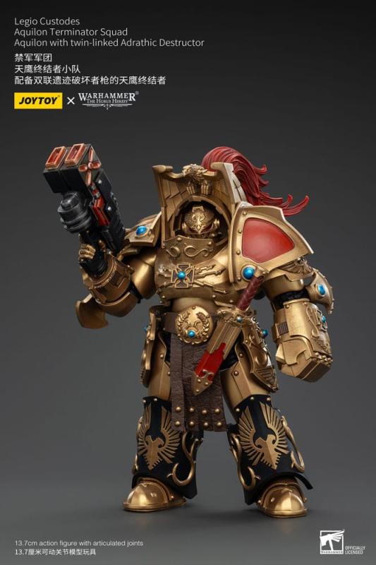 Warhammer The Horus Heresy Action Figure 1/18 Legio Custodes Aquilon Terminator Squad Aquilon with t