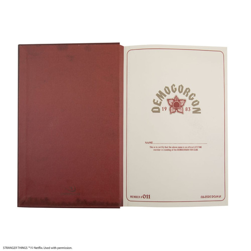 Stranger Things Notebook Demogorgon 3