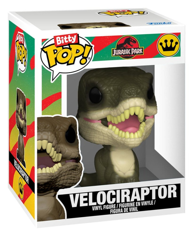Jurassic Park Bitty POP! Vinyl Figure 2-Pack Velociraptor & Brachiosaurus 2 cm 3