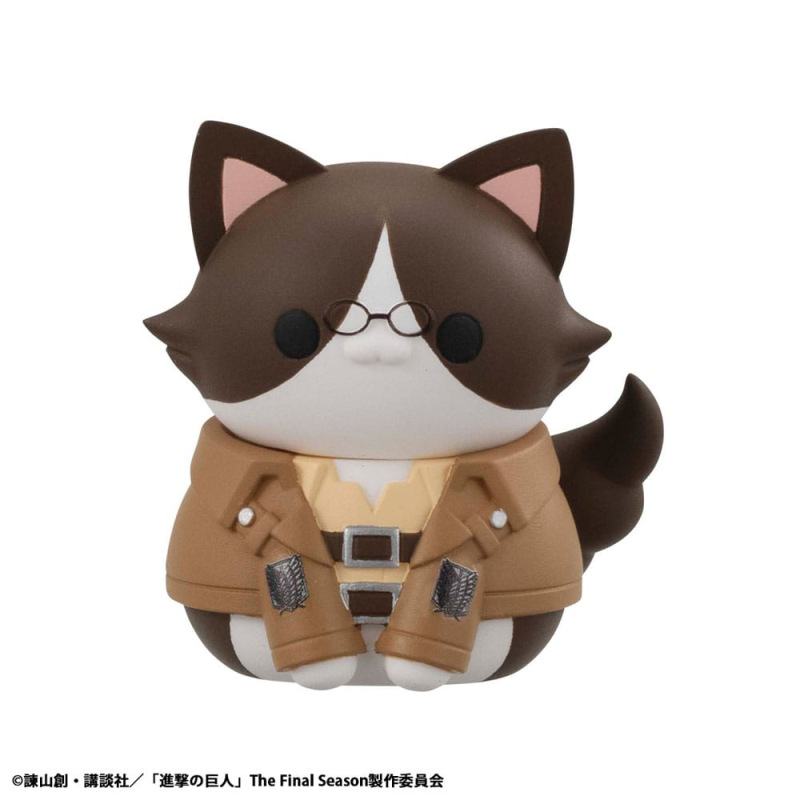Attack on Titan Mega Cat Project Mini Figures Attack on Tinyan Gathering Scout Regiment danyan! 3 cm 8