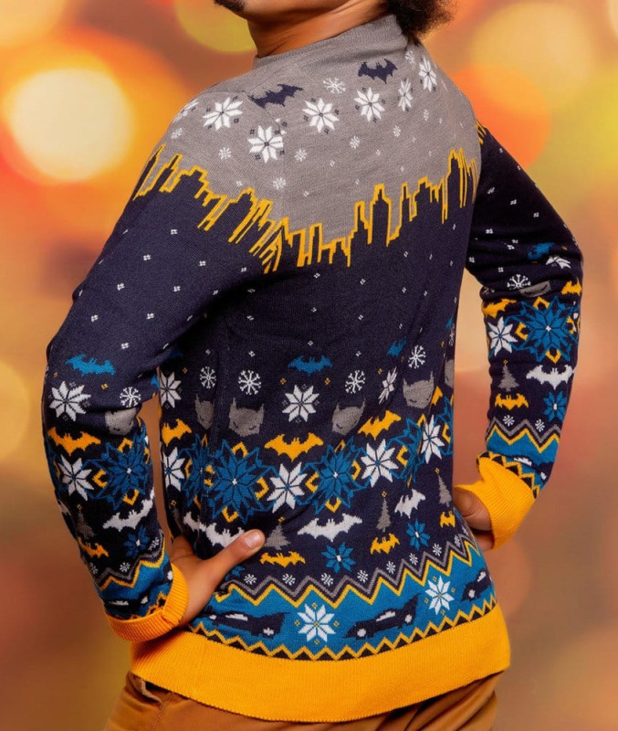 Batman Christmas Sweater Frosty Size XS 2