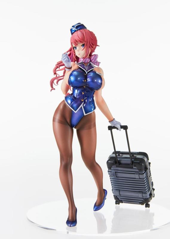 Original Character PVC Statue Tight na Oshigoto Work 3: Cabin Attendant Aya Saionji Antenna Shop Lim