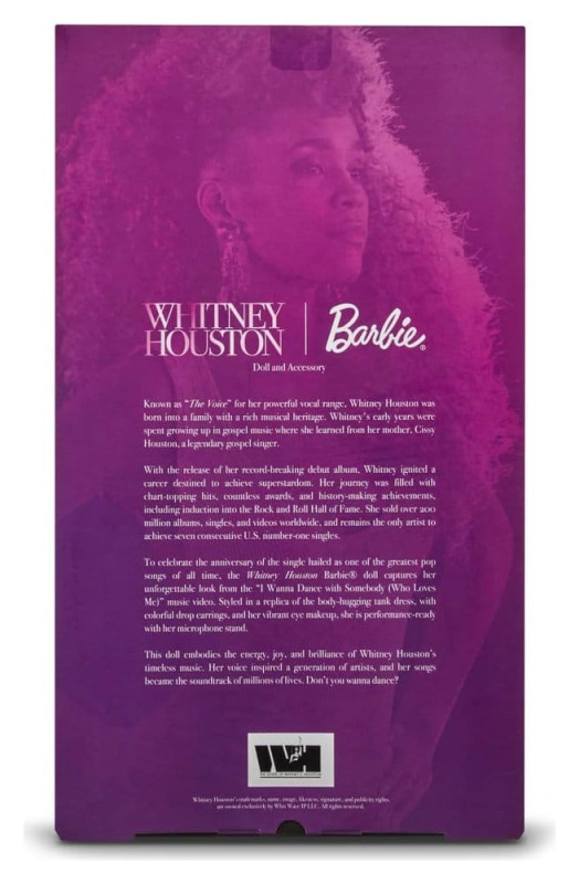 Whitney Houston Barbie Signature Doll I Wanna Dance with Somebody 3