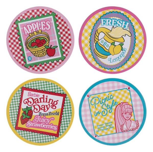 Barbie Coaster 4-Pack