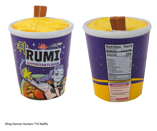 KPop Demon Hunters Squishy Anti Stress Figure Rumi Superstar Flavor Noodles 1