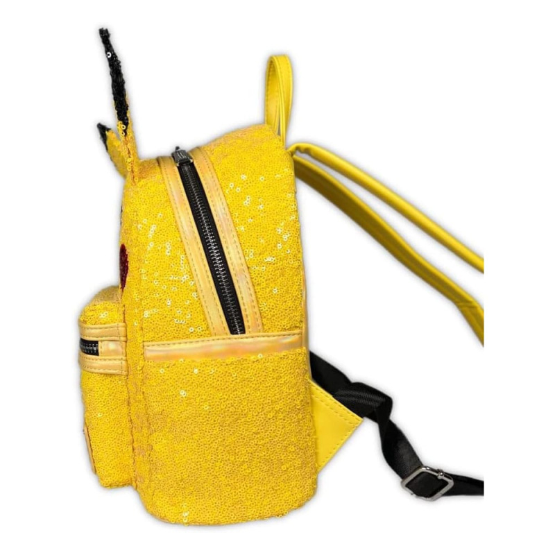 Pokemon by Loungefly Mini Backpack World 1-1 Sequin Pikachu Cosplay 8