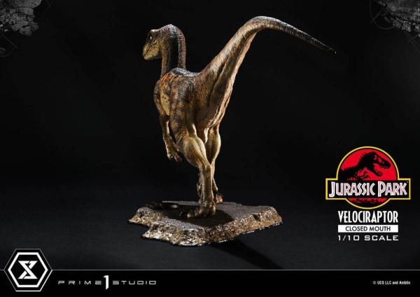 Jurassic Park Prime Collectibles Statue 1/10 Velociraptor Closed Mouth 19 cm