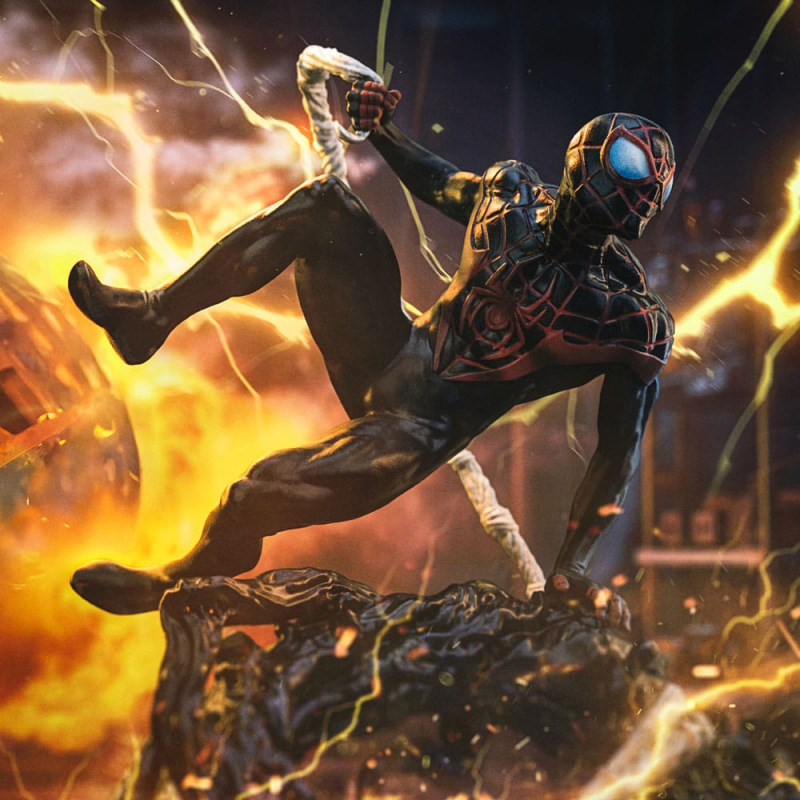 Spider-Man vs. Villains Diorama BDS Art Scale Statue 1/10 Miles Morales 32 cm 5