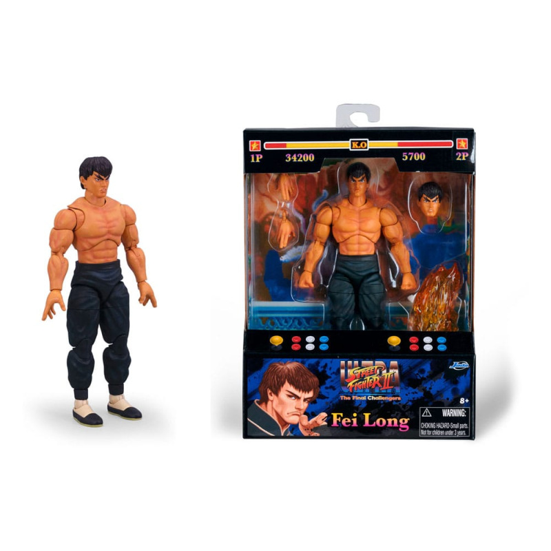 Ultra Street Fighter II: The Final Challengers Action Figure 1/12 Fei-Long 15 cm 1