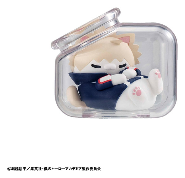 My Hero Academia Mega Cat Project Mini Figures Good Night Heroaca Cats 6 cm Blind Box Display (8) 2
