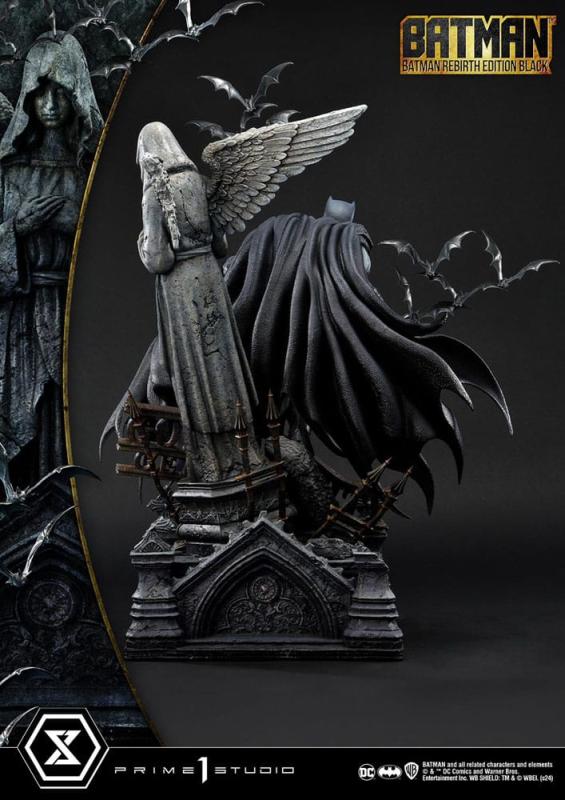 Batman Ultimate Premium Masterline Series Statue 1/4 Batman Rebirth Edition Black Deluxe Bonus Versi