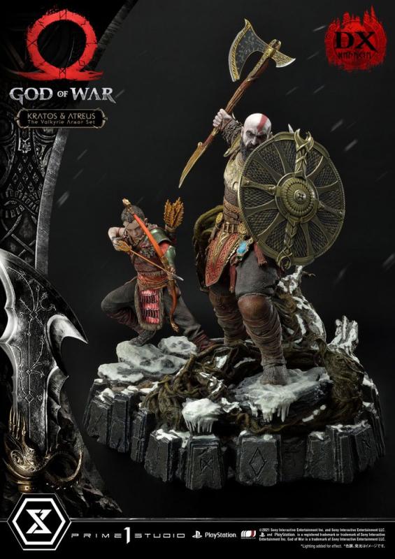 God of War: Kratos and Atreus in the Valkyrie (Deluxe Ver.) 72 cm Statue - Prime 1 Studio