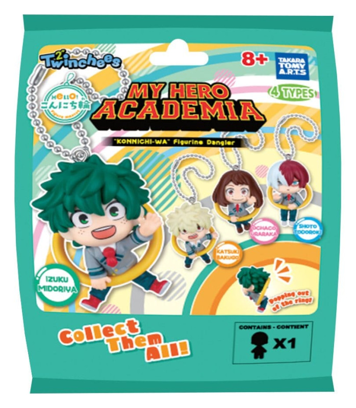 My Hero Academia Konnichi-wa Danglers Keychains 3 cm Mystery Capsule Display (12) 6